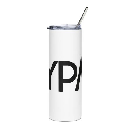 Stainless Steel NYPAA Tumbler White - Stylish, Reusable, and Durable